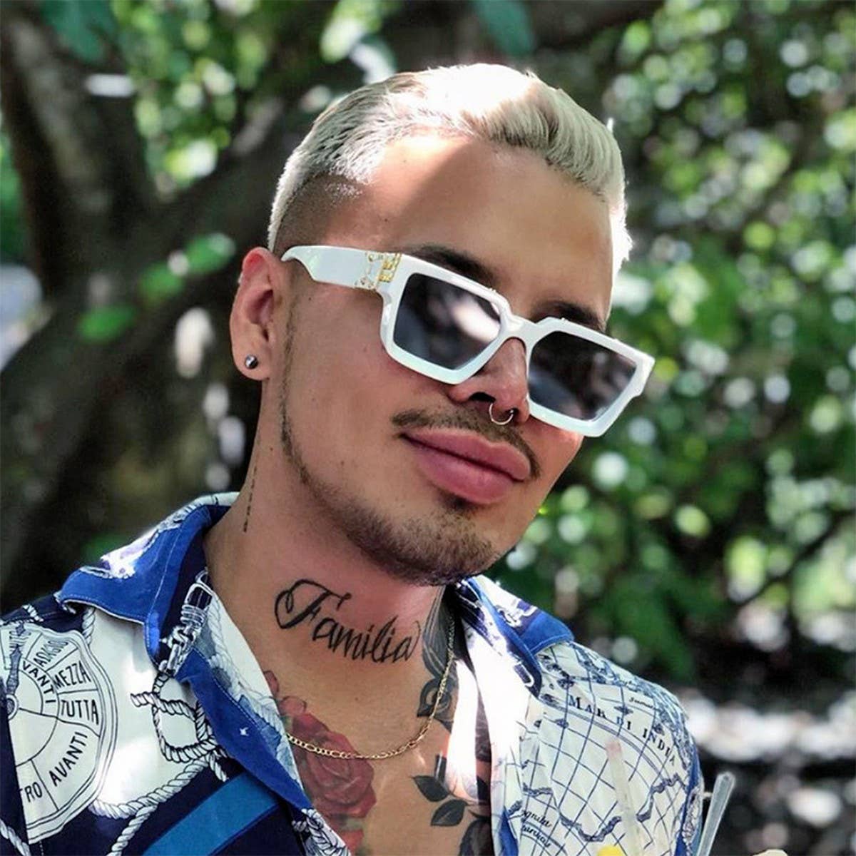 SMALL FRAME SUNGLASSES CELEBRITY STYLE SUNGLASSES_CWASG0681