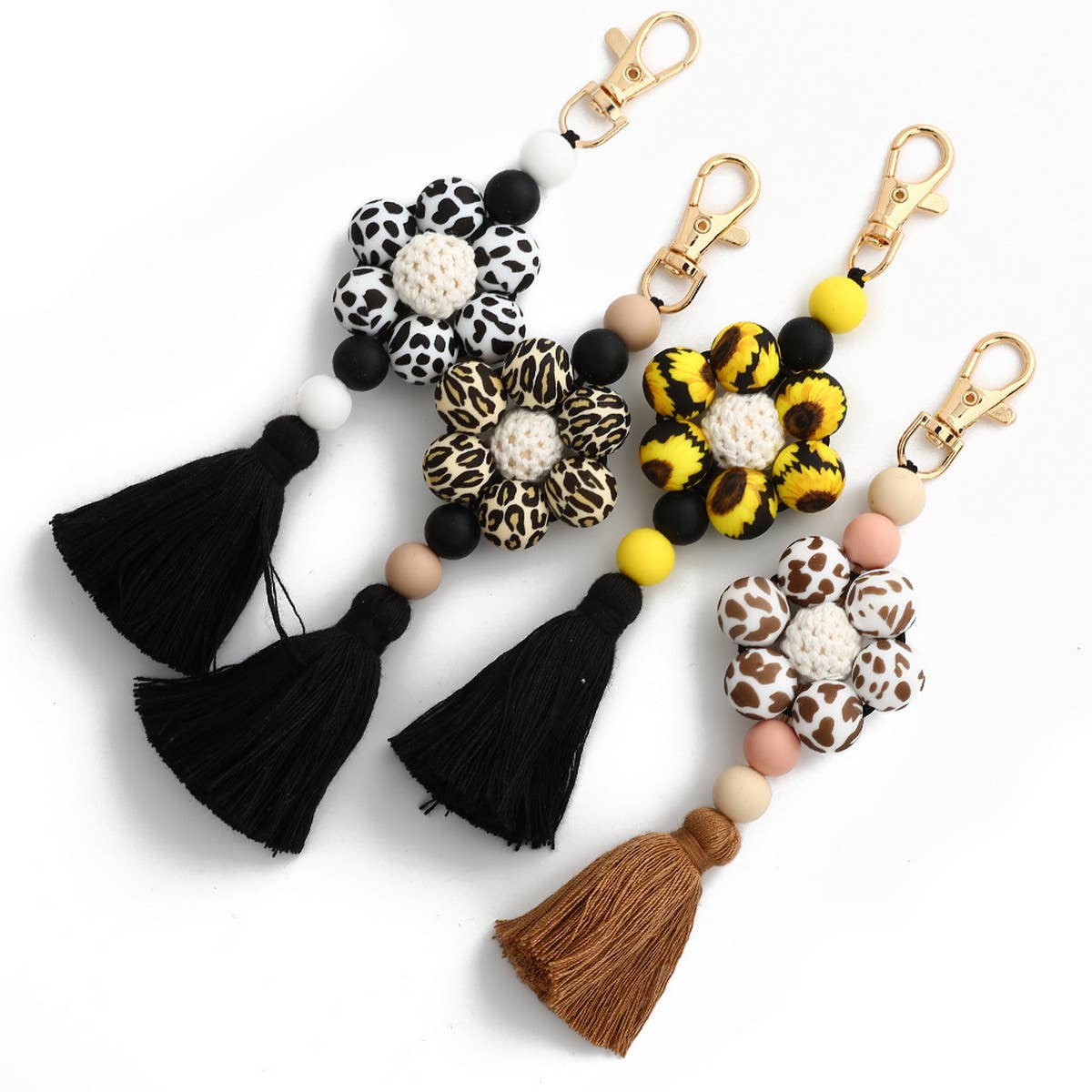 NEW ARRIVAL BEADED PENDANT TASSEL KEYCHAIN