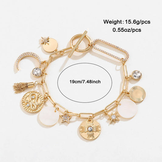 WOMEN'S STARRY SKY NECKLACE BRACELET EARRINGS SET