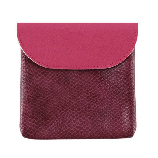 SOLID COLOR PERSONALIZED SNAKE PATTERN WALLET_CWAB1439