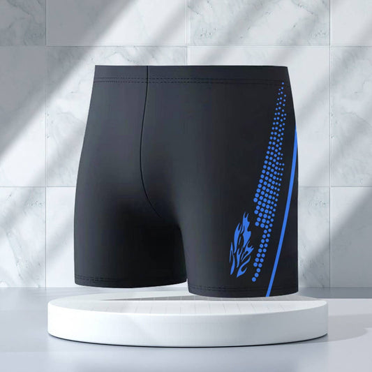 Men's High Waist Quick Dry Swim Trunks Plus Size