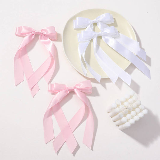 CHILDREN'S DOUBLE-LAYER RIBBON BOW HAIRPIN
