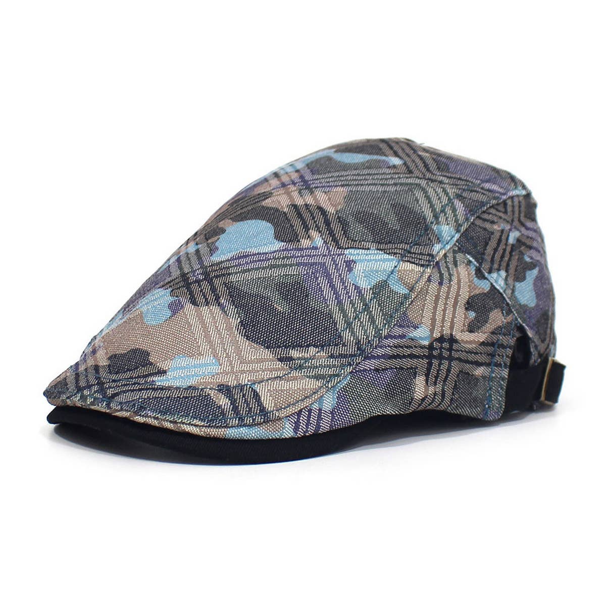 FASHIONABLE NEW CHECKERED CAMOUFLAGE BERET_CWAB2916