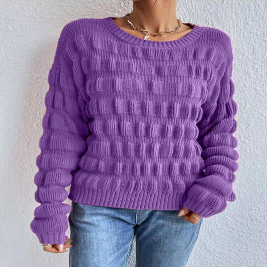 KNITWEAR STEREOGRAM SWEATER FOR WOMEN