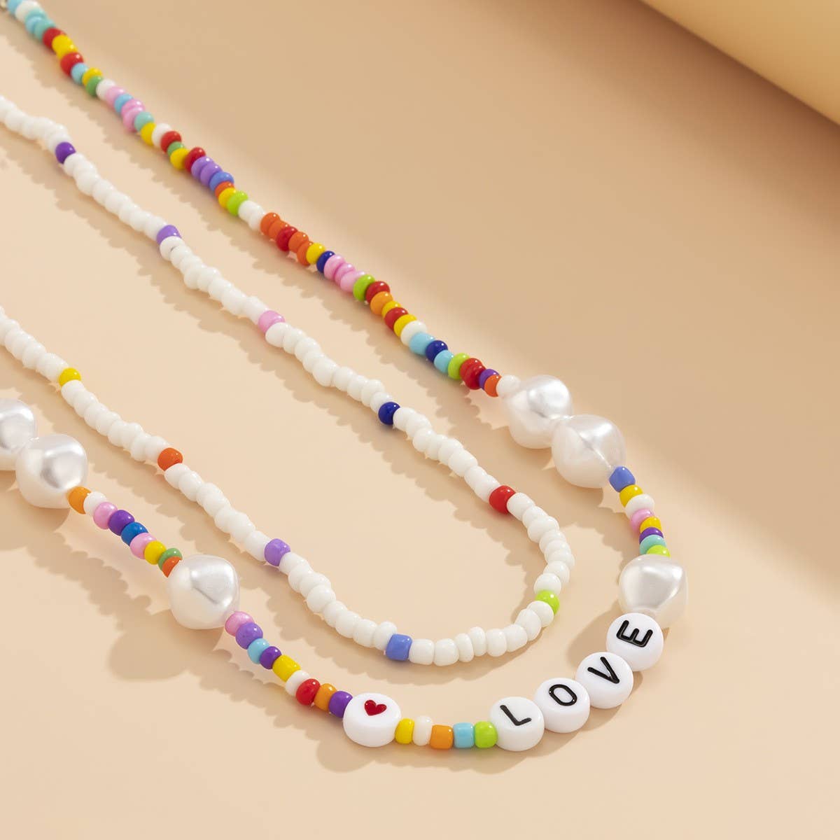 CREATIVECOLOR SPECIAL SHAPED LETTER NECKLACE