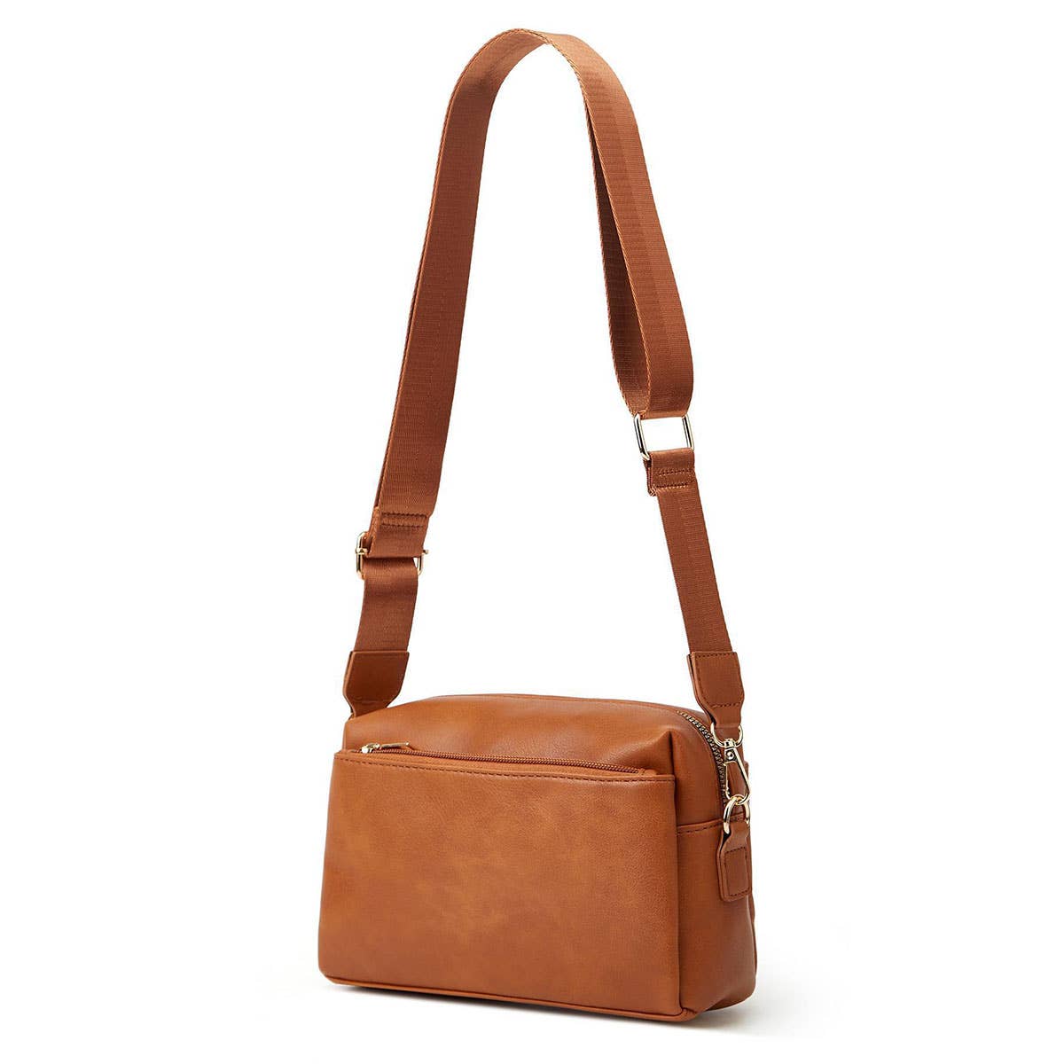 Zipper water-resistant PU single-shoulder bag