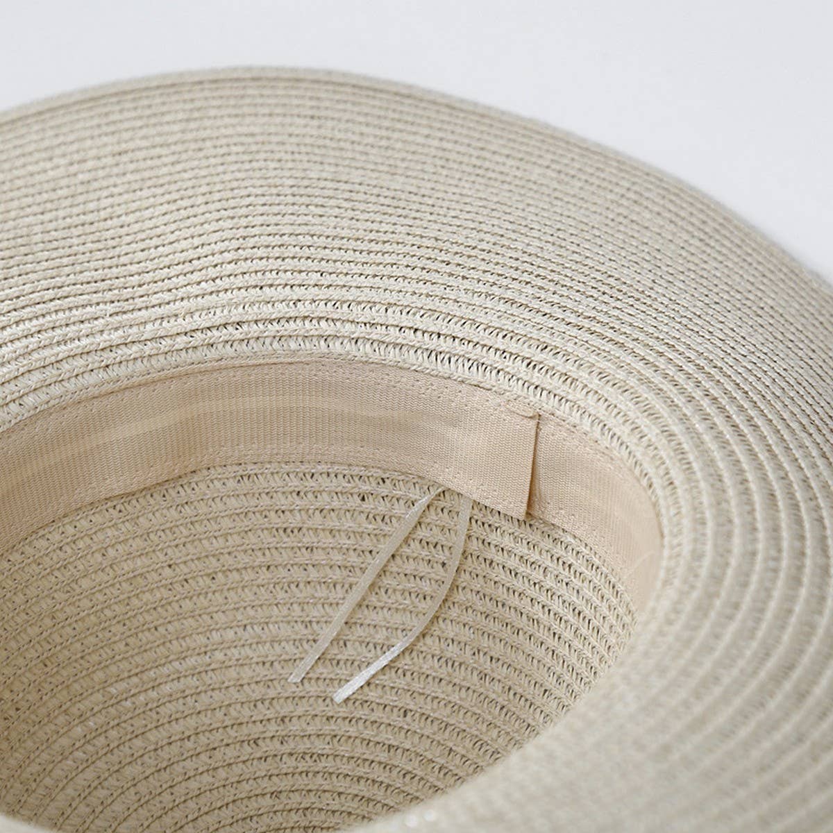 SUMMER TRAVEL STRAW HAT WOMEN'S LARGE BRIM CASUAL_CWAH1172