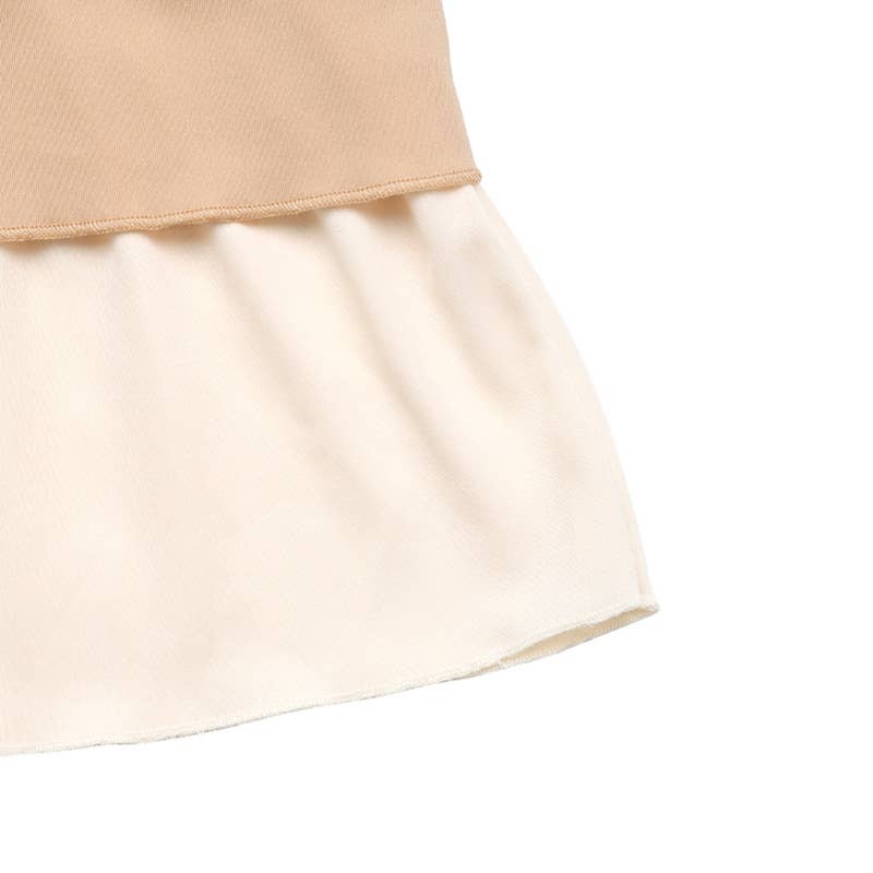 Leisure vacation button cascade long skirt