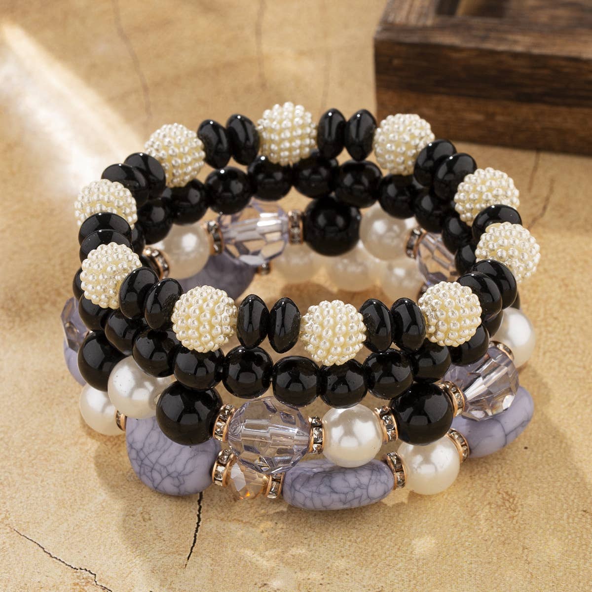 GLASS BEADS COLORFUL BRACELET