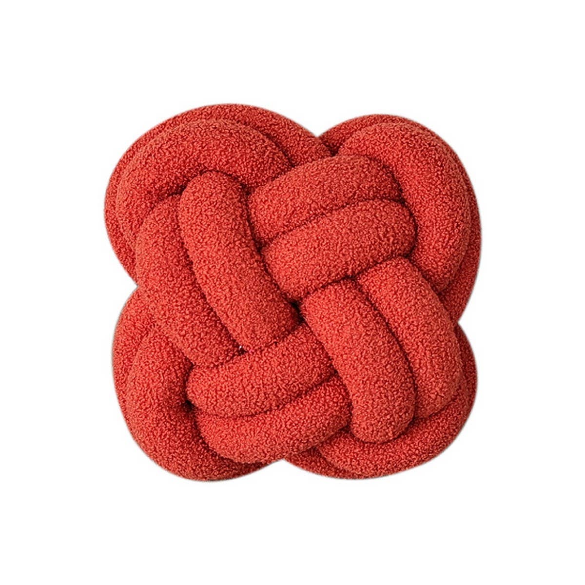 LAMB CASHMERE KNOTTED WOVEN PILLOW CUSHION_CWMM0861