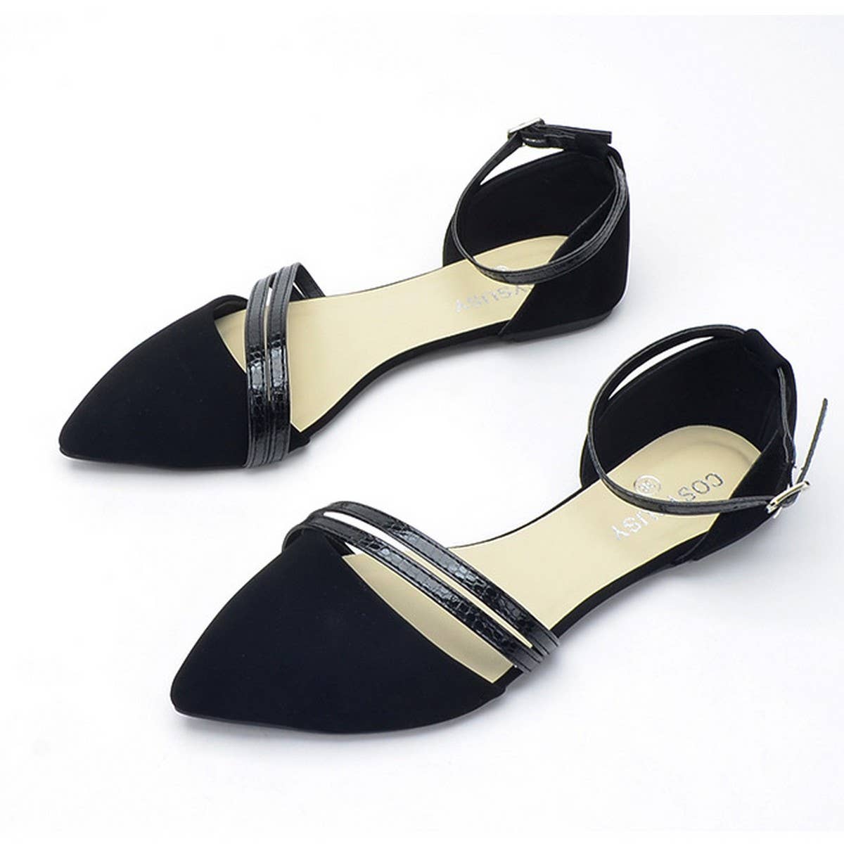 WOMEN POINTED FLAT SANDALS