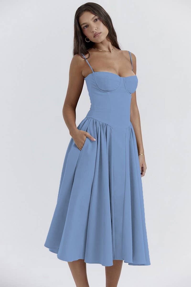 CWDMD5983_DOPAMINE VINTAGE PRINCESS CAMI MAXI DRESS