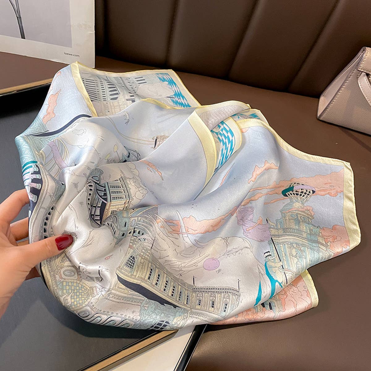 Square Scarf - Chic Street Style Neck & Hair Wrap_CWASC0619