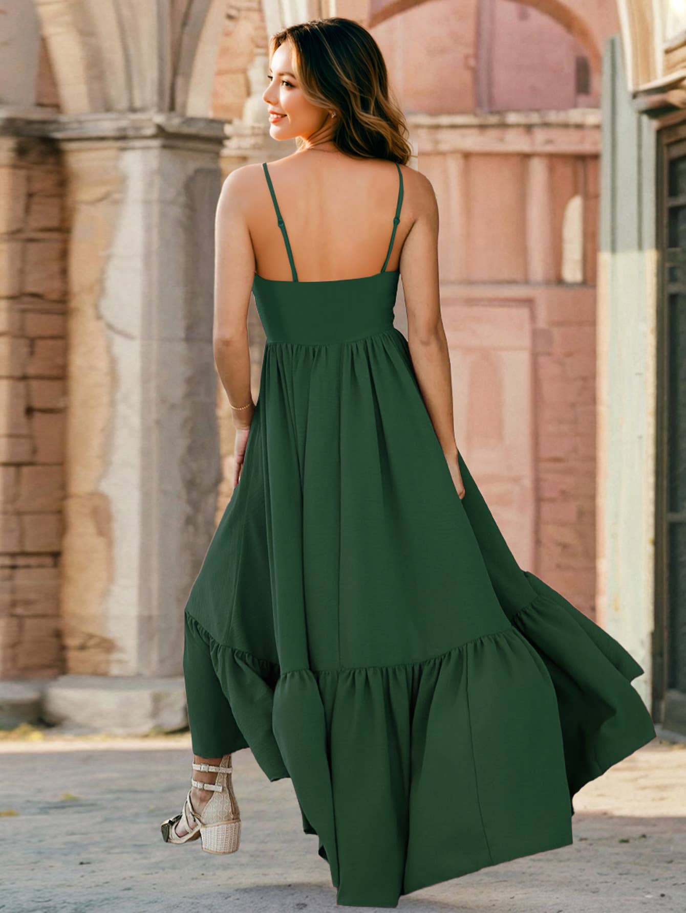 Slim Fit Lace Sexy Asymmetric A-Line Slip Dress