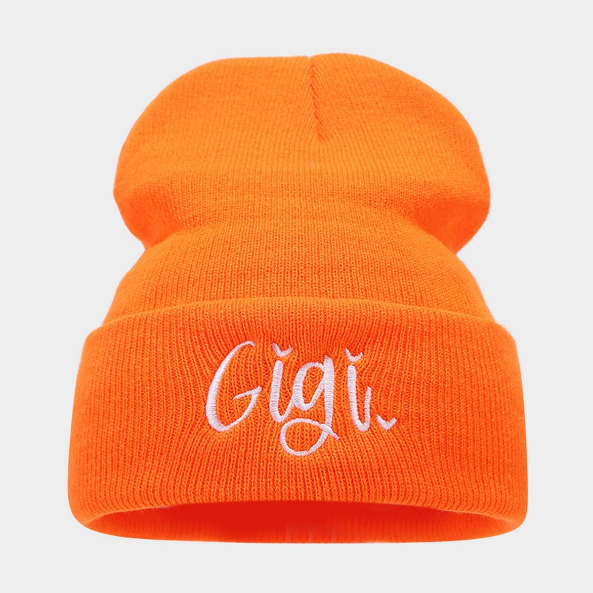 FASHIONABLE LETTER EMBROIDERY CASUAL KNITTED HAT_CWAH2118