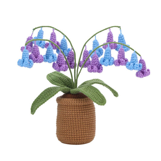 NEW BLUEBELL POTTED PLANT CROCHET MATERIAL PACKAGE