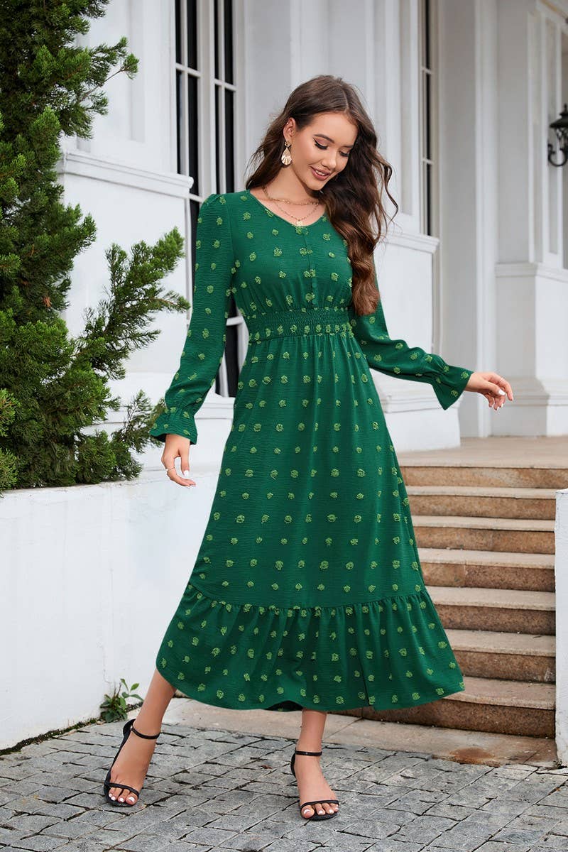 CWDMD4727_FRESH AND SWEET ALL-MATCH DRESS