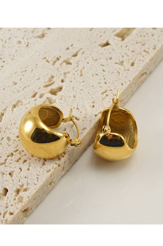 18K GOLD PLATED STAINLESS STEEL EARRINGS_CWAJE0377