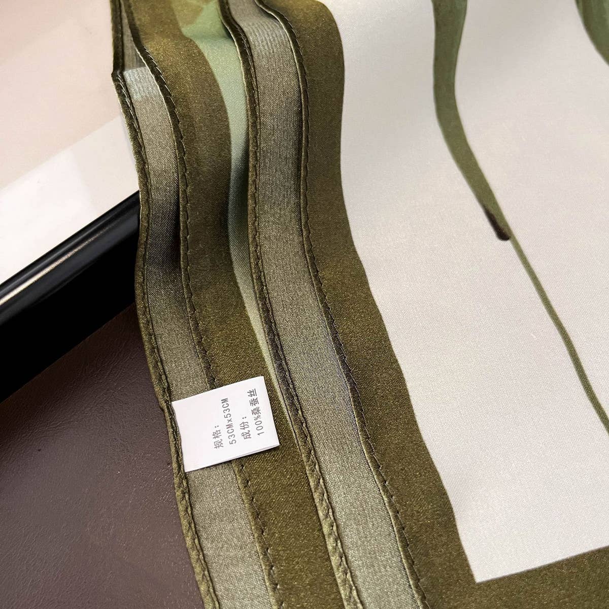 100% Silk Flower Scarf ??Elegant Lotus Print Shawl_CWASC0541