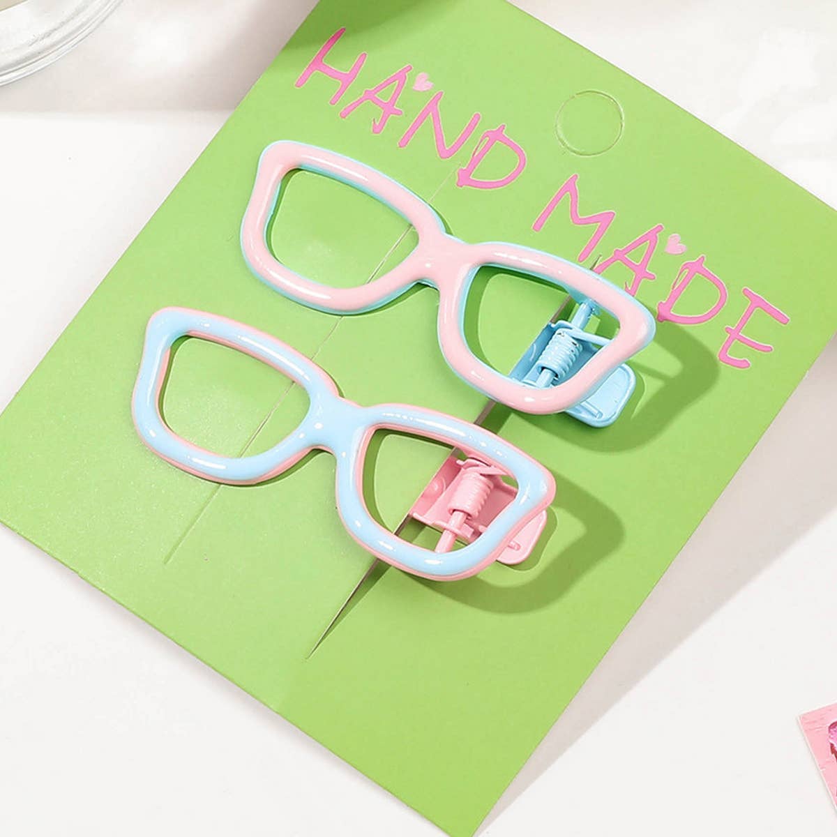 Colorful Enamel Hair Clip, Gradient Metal Duckbill_CWAHA1640