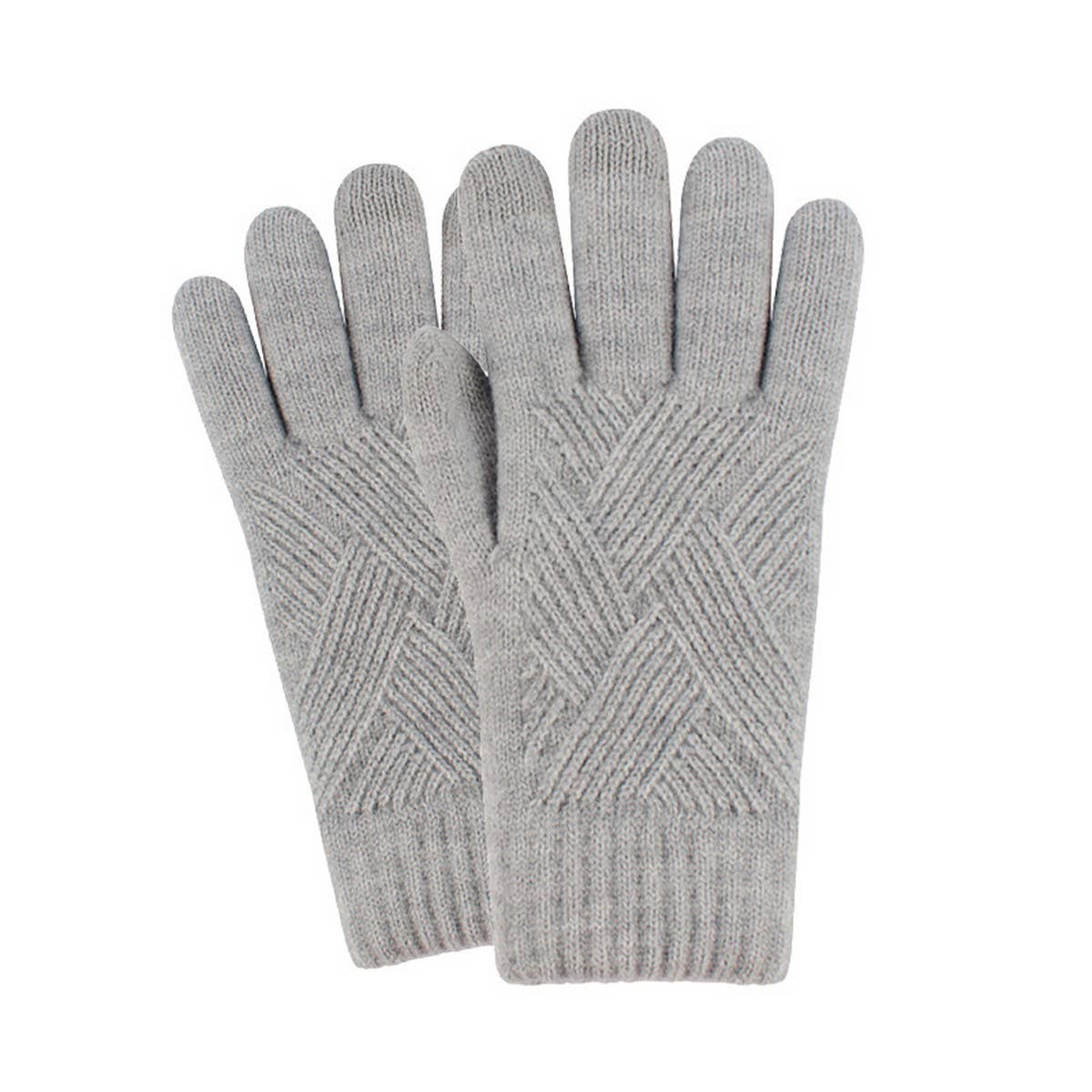 WINTER WOMEN'S TOUCH SCREEN KNITTED GLOVES_CWAG0375