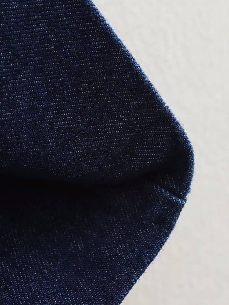 Loose belt top high-waisted trousers set