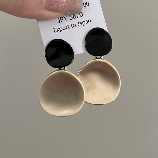 RETRO MINIMALIST DISC EARRINGS_CWAJE1523