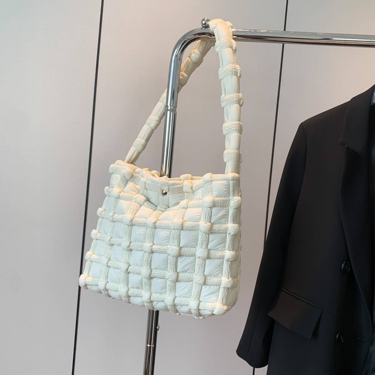 Quilted Cloud Bag Women Shoulder Purse_CUAB00494