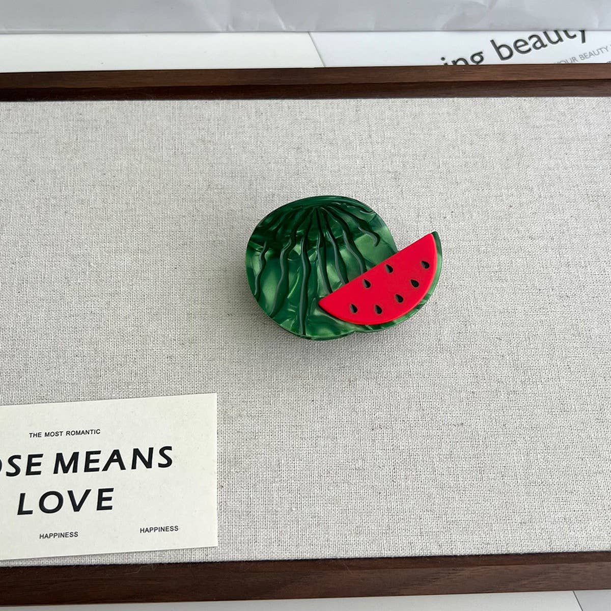 Cute Veggie & Fruit Acetate Claw Clip ? Summer Fun