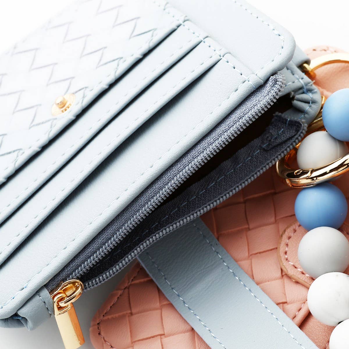 DIY Zipper Wallet with Keychain, Multi-Card Holder_CWAB4992