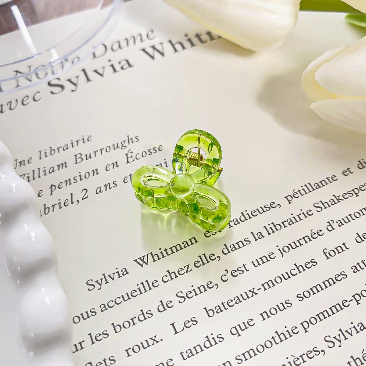 RAINBOW MINI TRANSPARENT GRIPPER CLAW CLIP_CWAHA0721