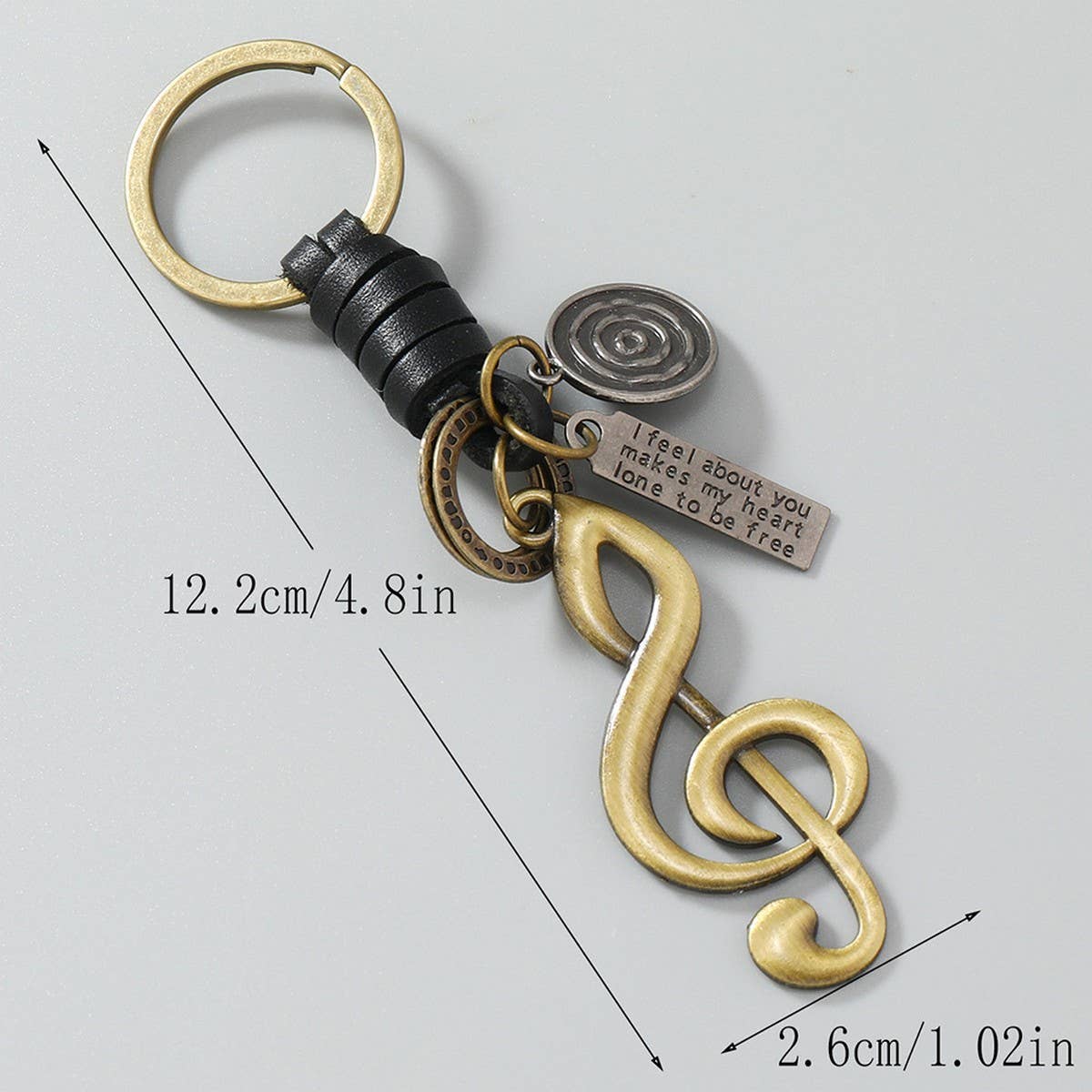 CREATIVE HAND-WOVEN RETRO KEYCHAIN