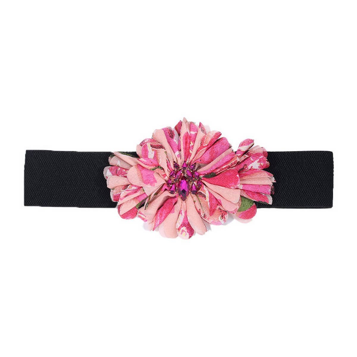New Floral Fabric Waist Belt for Dresses