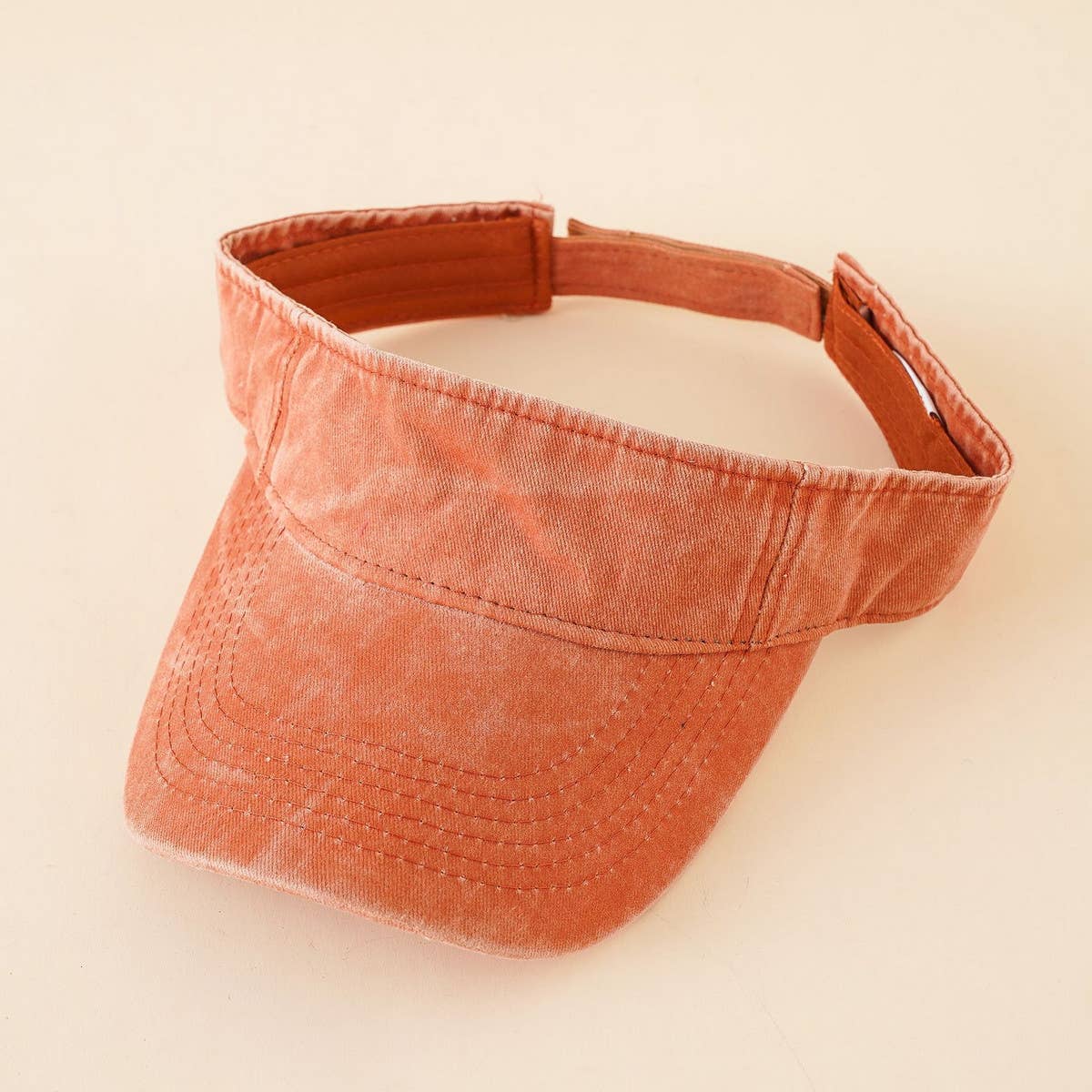 VINTAGE WASHED DENIM VISOR_CWAH1418