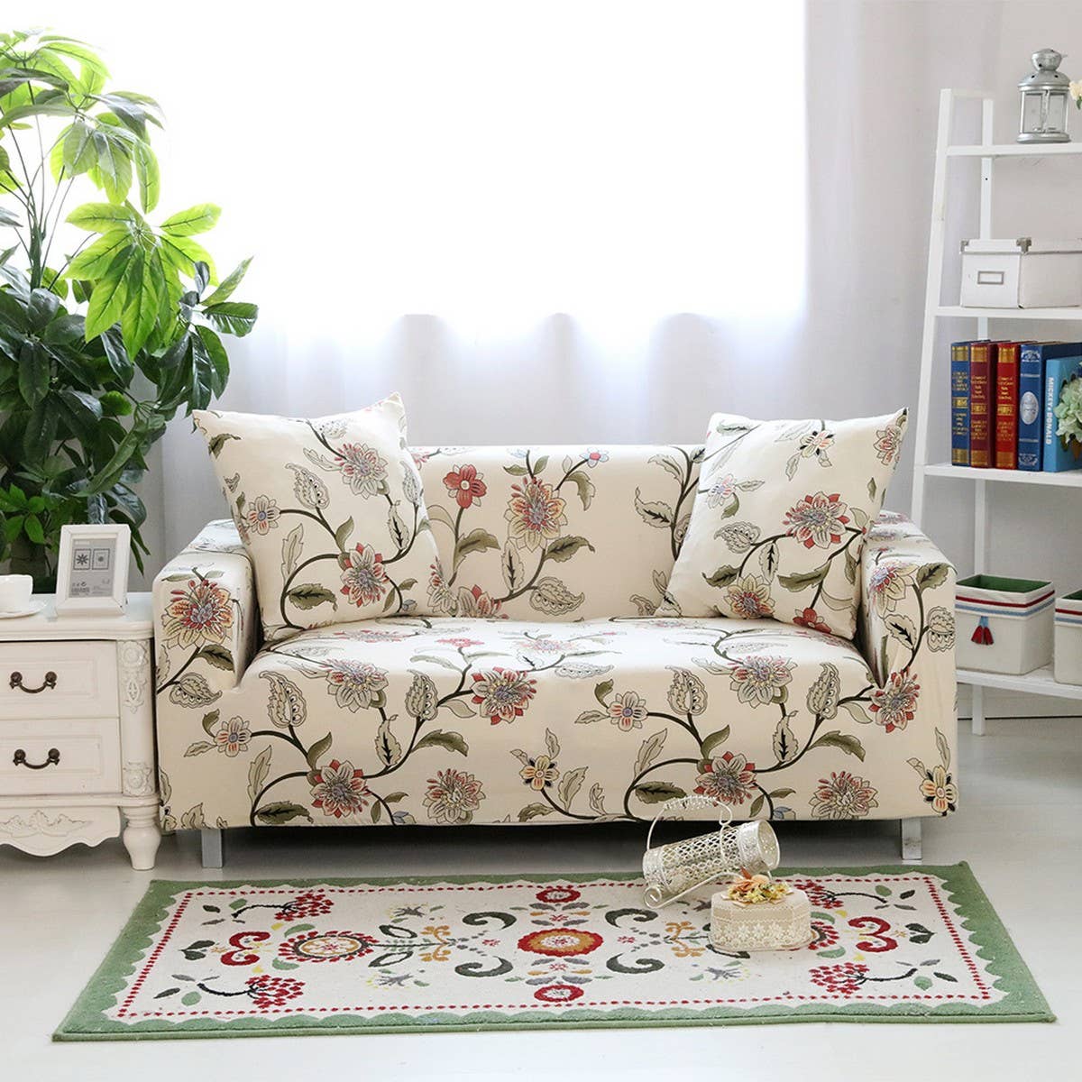 Stretch Sofa Cover, Full Wrap Chinese Style_CWMM8312