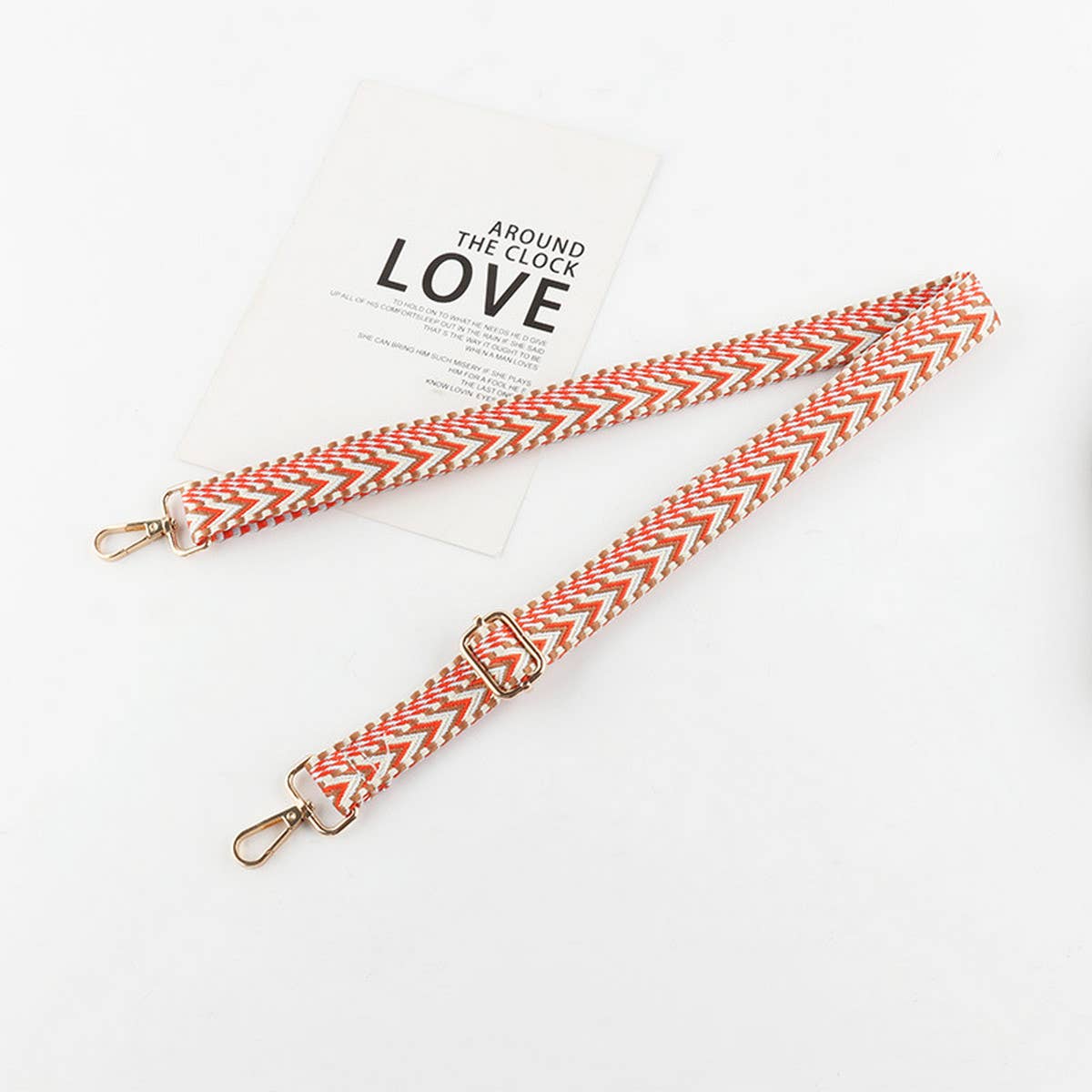 NEW EMBROIDERED REPLACEABLE ADJUSTABLE BAG STRAP