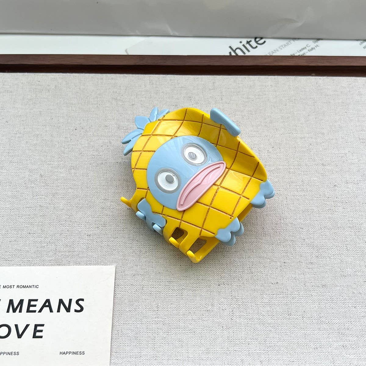 Fruit Series Acetate Hair Clips with Shark Design