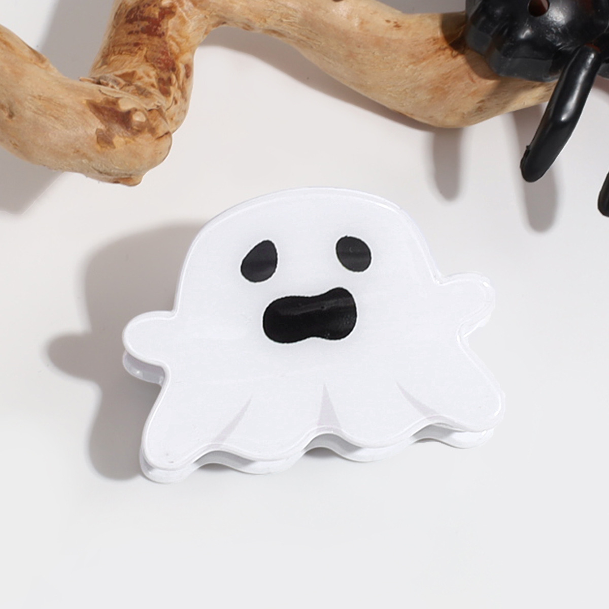 Halloween Acetate Hair Claw ? Witch & Bat Design