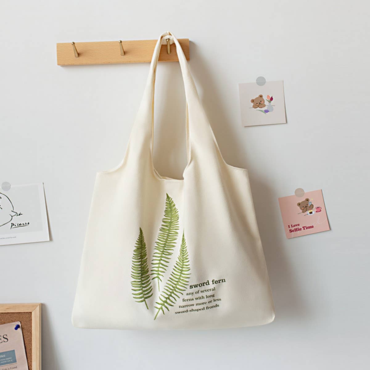 Vintage Canvas Shoulder Tote Bag for School_CWAB5622
