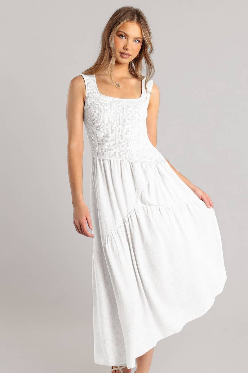 SEXY BACKLESS U-NECK SLEEVELESS DRESS_CWDMD1293