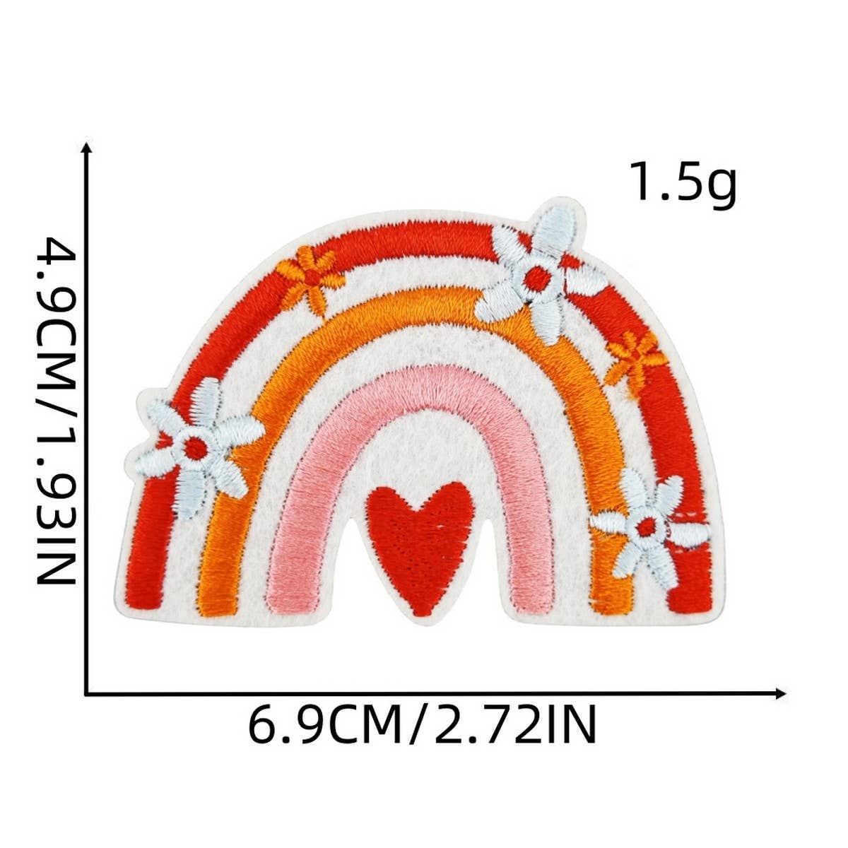 GRAFFITI DECORATED SUITCASE EMBROIDERED PATCH