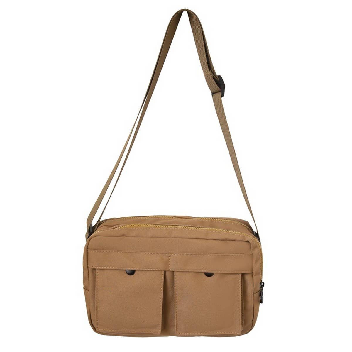 SOLID COLOR SIMPLE COOL COUPLE SHOULDER BAG_CWAB2450
