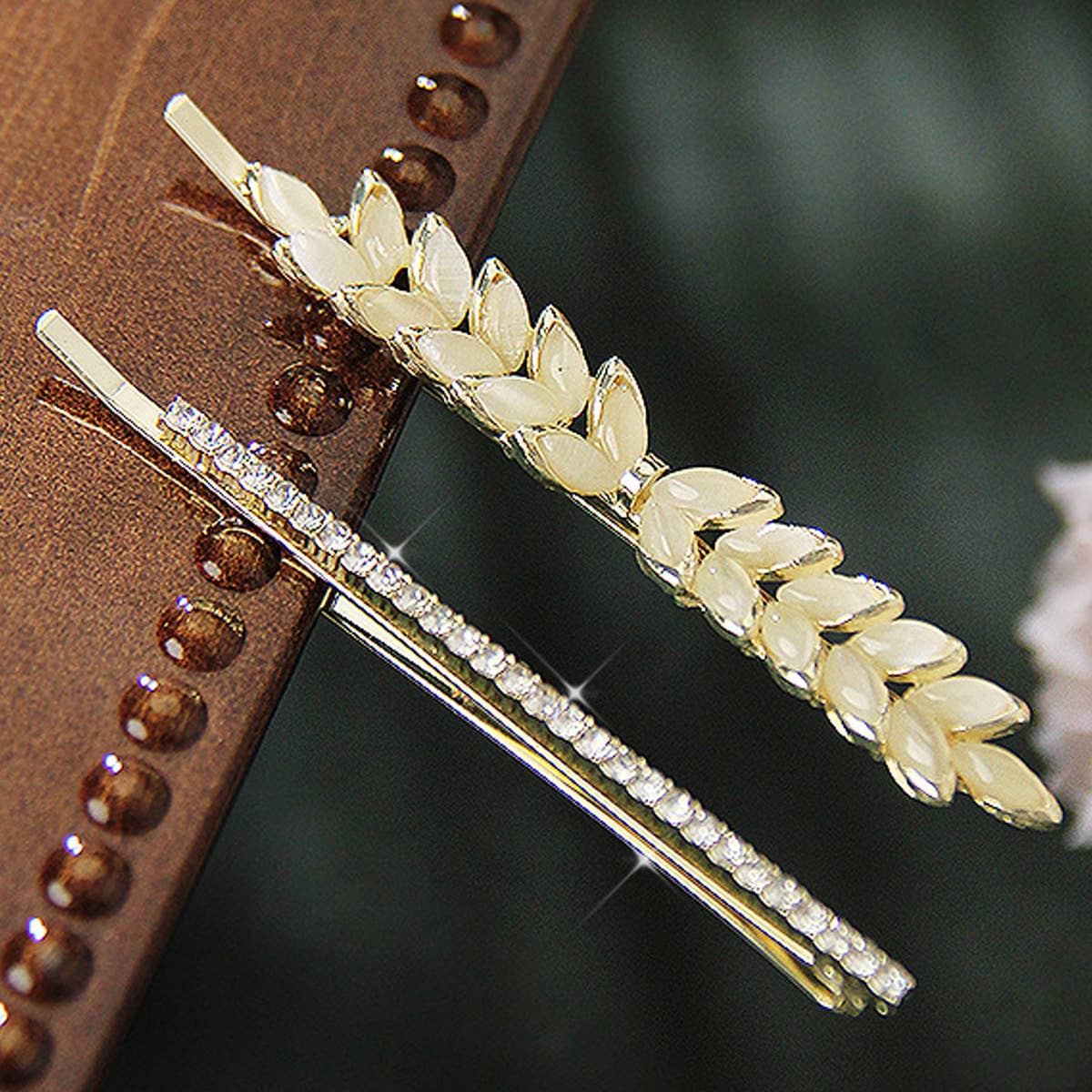 Cat-Eye Rhinestone Side Bang Clip Set Hair Pin_CWAHA1228