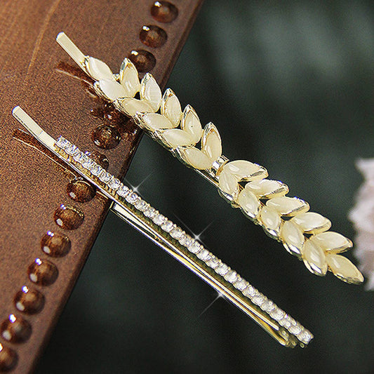 Cat-Eye Rhinestone Side Bang Clip Set Hair Pin_CWAHA1228