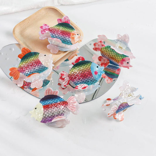 CWAHA1397_CARTOON FISH HAIR CLAW CLIP