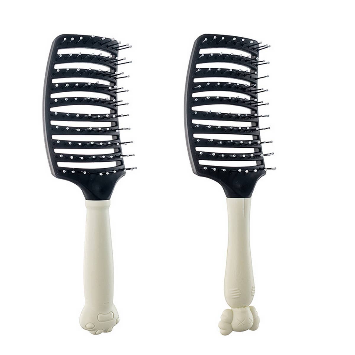 WOMEN WIDE-TOOTHED HAIR COMB WITH FLUFFY STYLING
