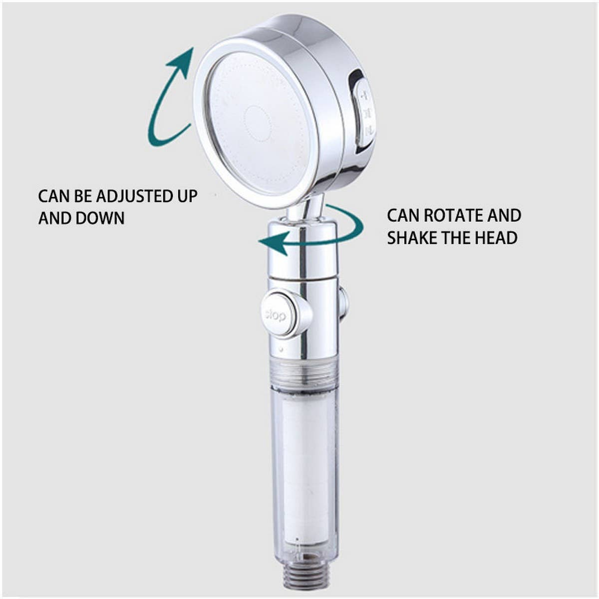 THREE-SPEED WATER ADJUSTMENT SHOWER HEAD