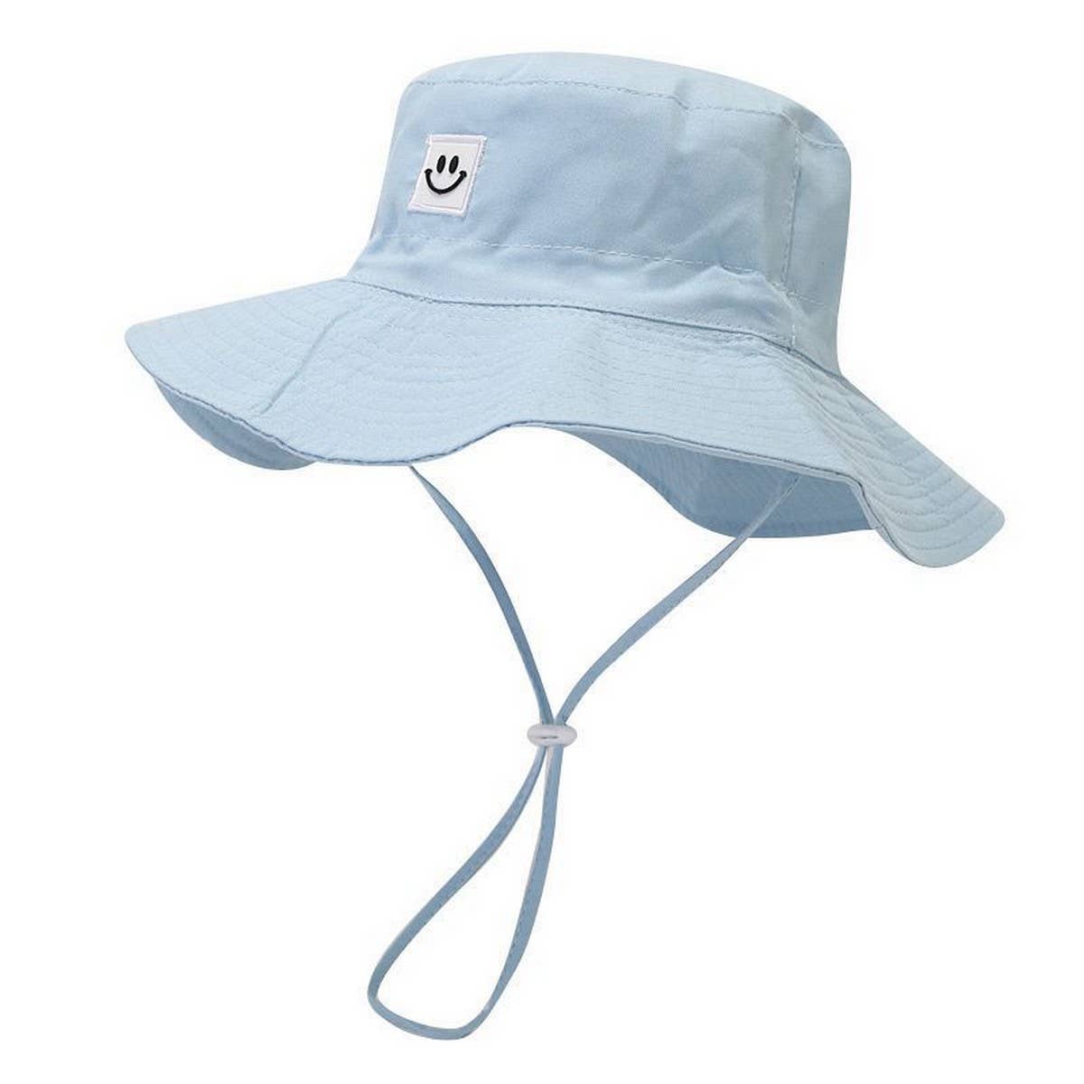 Kids Smiley Face Quick-Dry Sun Hat for Summer_CWAH3785