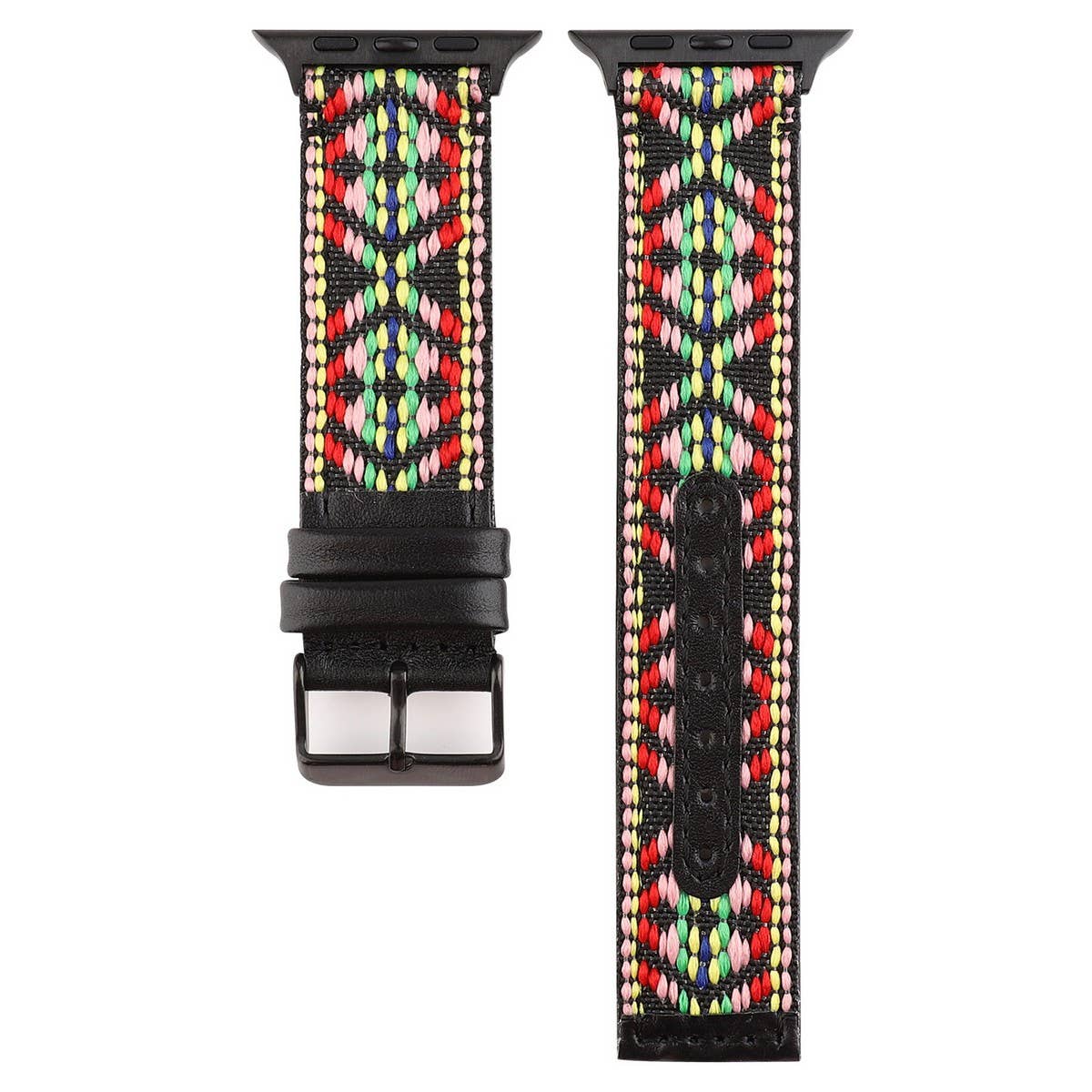 APPLE WATCH/IWATCH9 ETHNIC STYLE LEATHER STRAP_CWWW0059