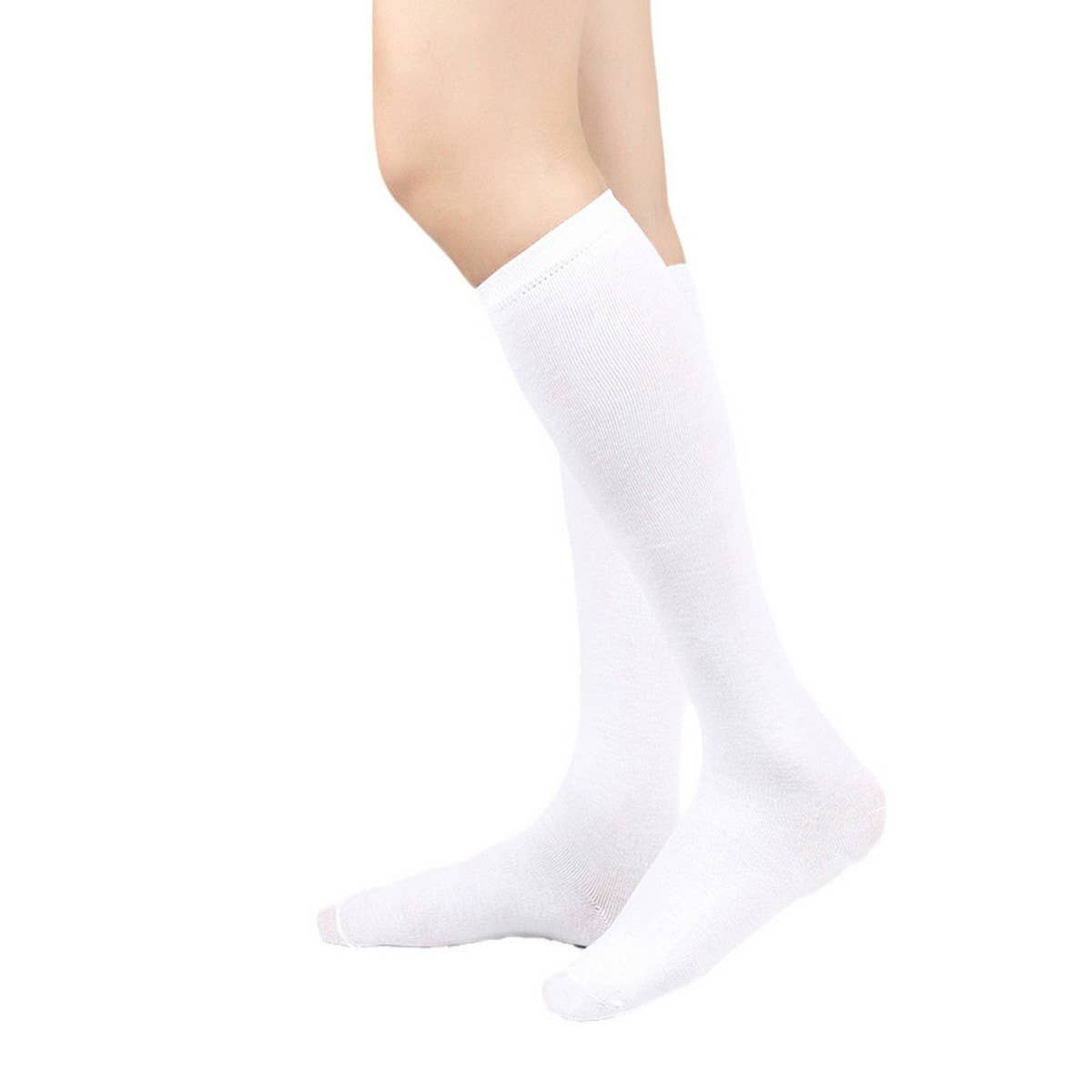 CWMM10064_WOMEN KNEE-HIGH SOCKS FOR SCHOOL &AMP  PERFORMANCE